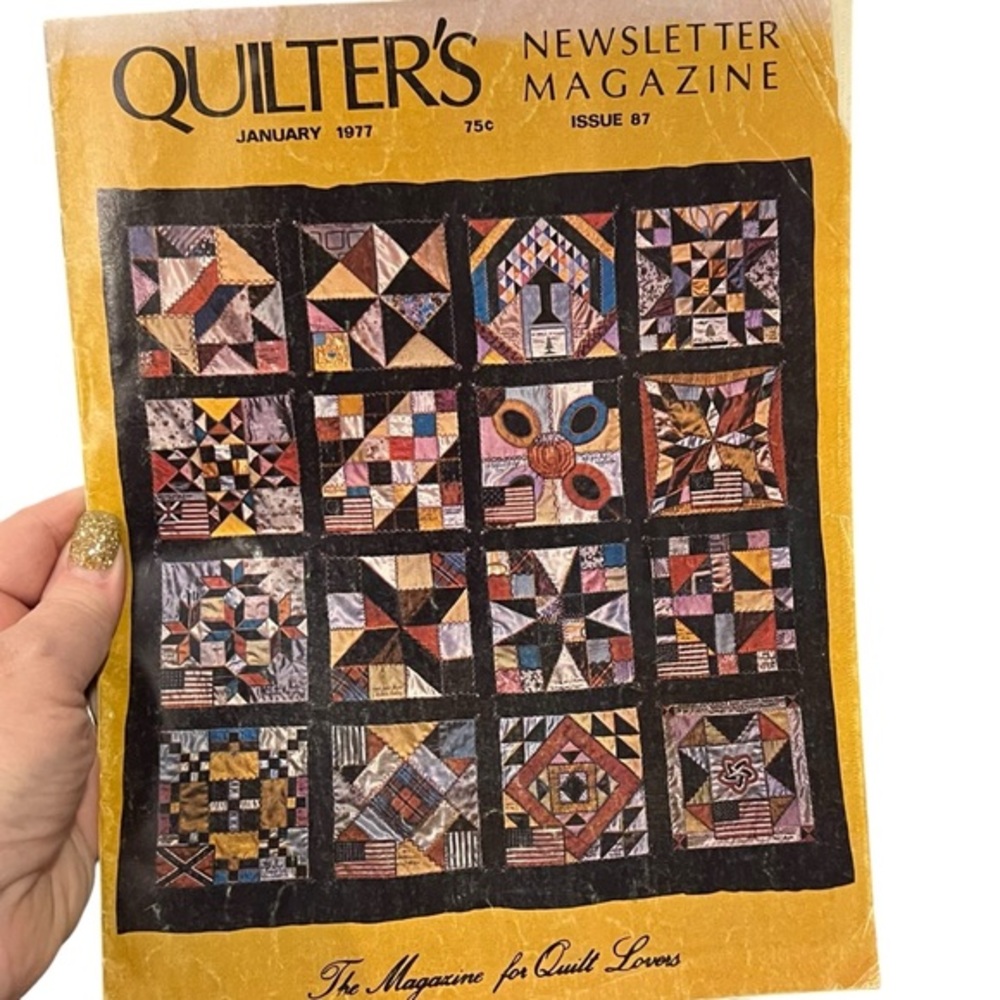 Quilter's Newsletter Magazine Lot of 5 Issues 1977 VINTAGE Fun Patterns! - Picture 10 of 12